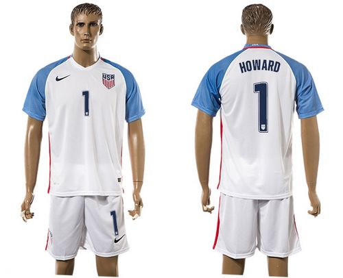 USA #1 Howard Home Soccer Country Jersey