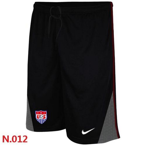  USA 2014 World Soccer Performance Shorts Black