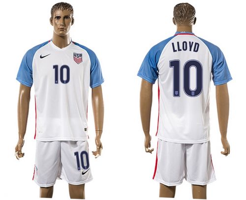 USA #10 Lloyd Home Soccer Country Jersey