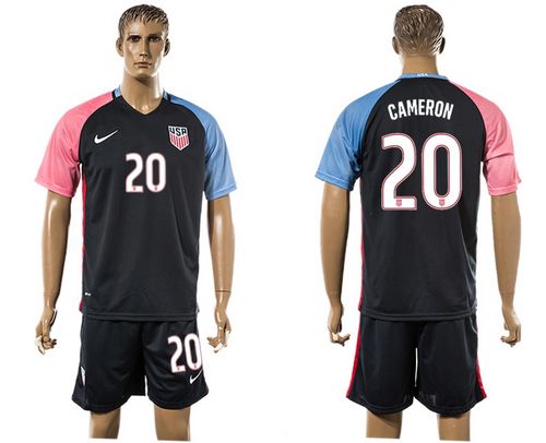 USA #20 Cameron Away Soccer Country Jersey