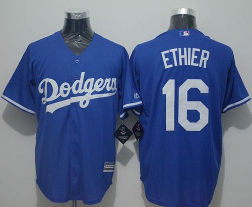 Dodgers #16 Andre Ethier Blue New Cool Base Stitched MLB Jersey