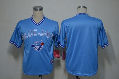 Blue Jays Blank Light Blue Stitched MLB Jersey