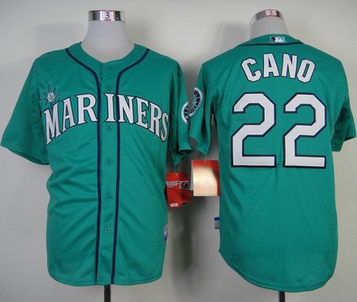 Mariners #22 Robinson Cano Green Alternate Cool Base Stitched MLB Jersey