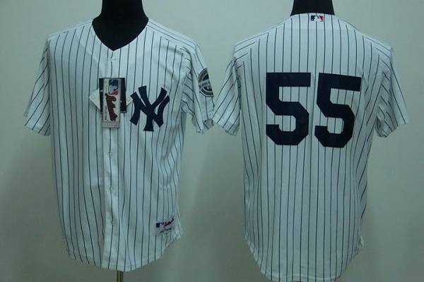 Yankees #55 Hideki Matsui Stitched White Youth MLB Jersey
