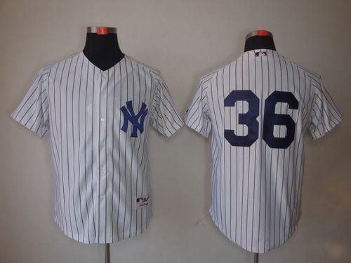 Yankees #36 Carlos Beltran White Stitched Youth MLB Jersey