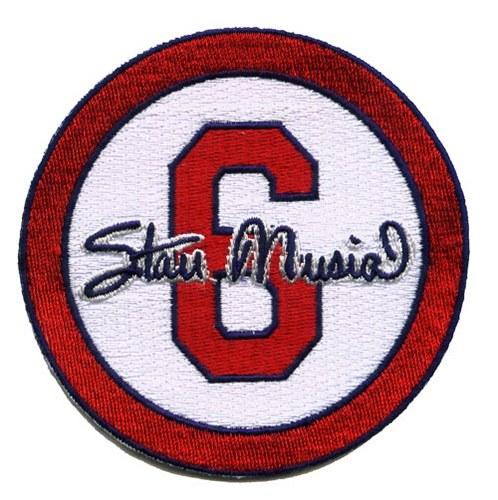 Stitched Stan (The Man) Musial #6 St Louis Cardinals Memorial White Sleeve Patch (2013)