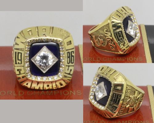 1986 MLB Championship Rings New York Mets World Series Ring