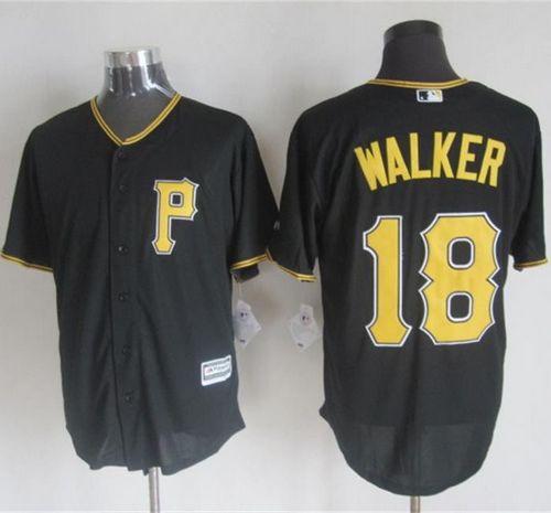 Pirates #18 Neil Walker Black New Cool Base Stitched MLB Jersey