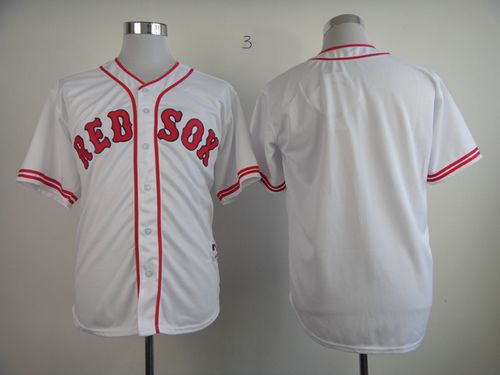 Red Sox Blank White 1936 Turn Back The Clock Stitched MLB Jersey