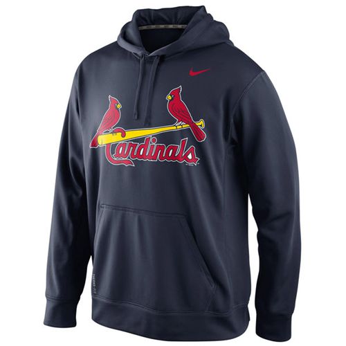 St.Louis Cardinals  KO Wordmark Performance Navy MLB Hoodie