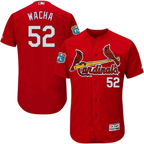 Cardinals #52 Michael Wacha Red Flexbase Authentic Collection Stitched MLB Jersey