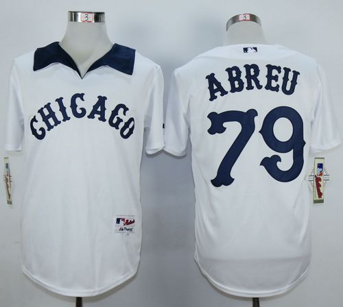 White Sox #79 Jose Abreu White 1976 Turn Back The Clock Stitched MLB Jersey