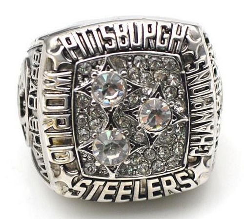 NFL Pittsburgh Steelers World Champions Silver Ring_2