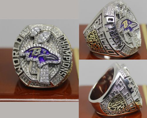 2012 NFL Super Bowl XLVII Baltimore Ravens Championship Ring