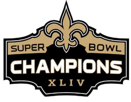 Stitched New Orleans Saints Super Bowl XLIV Jersey Patch