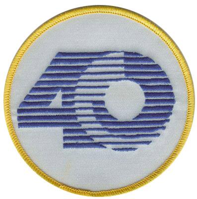 Stitched St.Louis Rams 40th Anniversary Jersey Patch