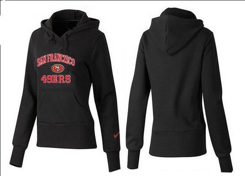 Women's San Francisco 49ers Heart & Soul Pullover Hoodie Black