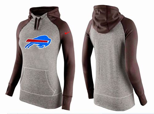 Women's  Buffalo Bills Performance Hoodie Grey & Brown