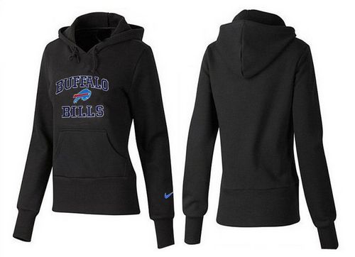 Women's Buffalo Bills Heart & Soul Pullover Hoodie Black