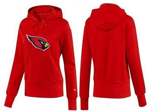 Women's Arizona Cardinals Logo Pullover Hoodie Red
