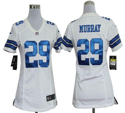  Cowboys #29 DeMarco Murray White Women's Stitched NFL Elite Jersey