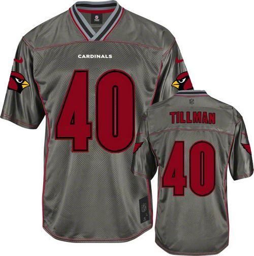  Cardinals #40 Pat Tillman Grey Youth Stitched NFL Elite Vapor Jersey