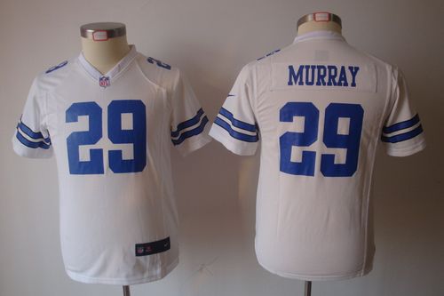  Cowboys #29 DeMarco Murray White Youth NFL Game Jersey
