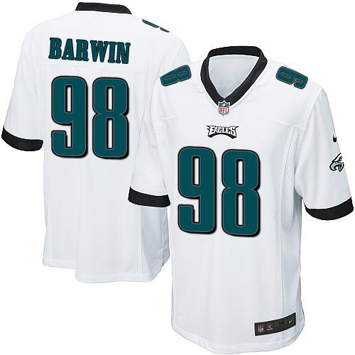  Eagles #98 Connor Barwin White Youth Stitched NFL New Elite Jersey