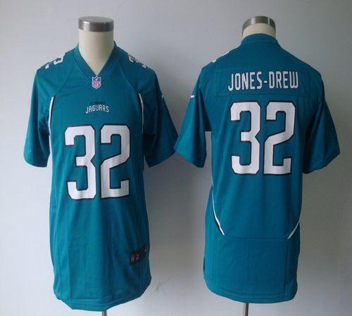  Jaguars #32 Maurice Jones Drew Teal Green Team Color Youth NFL Game Jersey