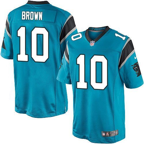  Panthers #10 Corey Brown Blue Alternate Youth Stitched NFL Elite Jersey