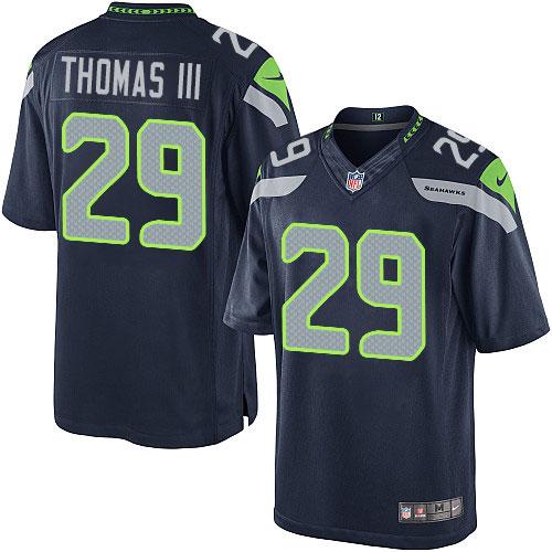  Seahawks #29 Earl Thomas III Steel Blue Youth Stitched NFL Elite Jersey