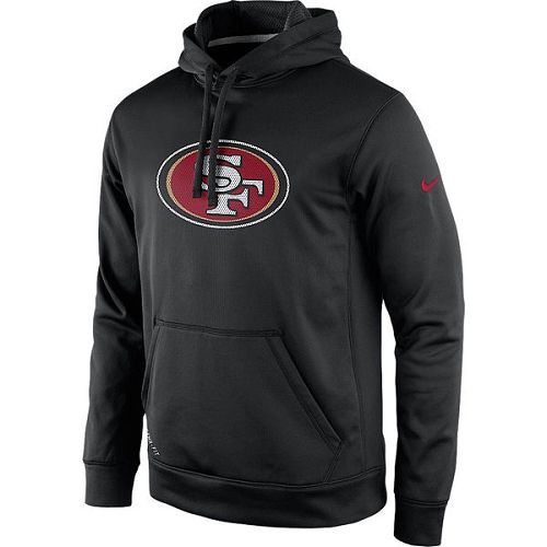 Men's San Francisco 49ers  Black Practice Performance Pullover Hoodie