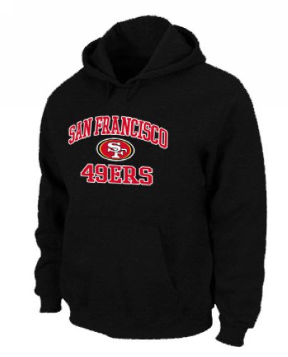 San Francisco 49ers Heart & Soul Pullover Hoodie Black