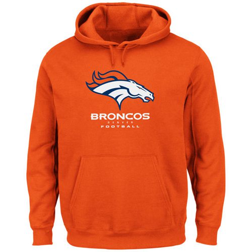 Denver Broncos Critical Victory Pullover Hoodie Orange