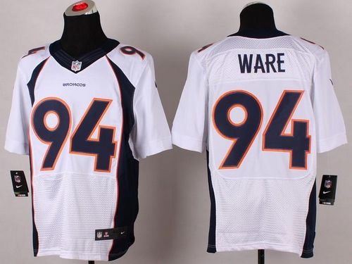  Broncos #94 DeMarcus Ware White Men's Stitched NFL New Elite Jersey