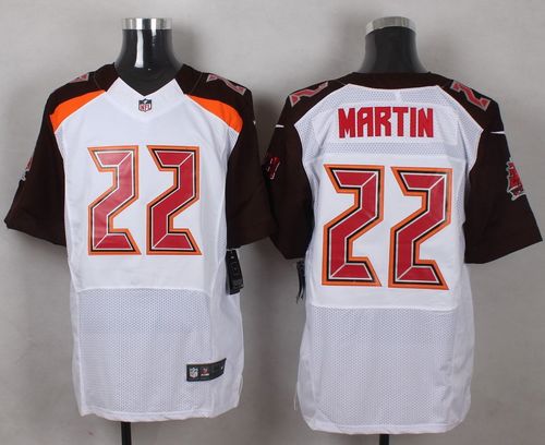  Buccaneers #22 Doug Martin White Men's Stitched NFL New Elite Jersey