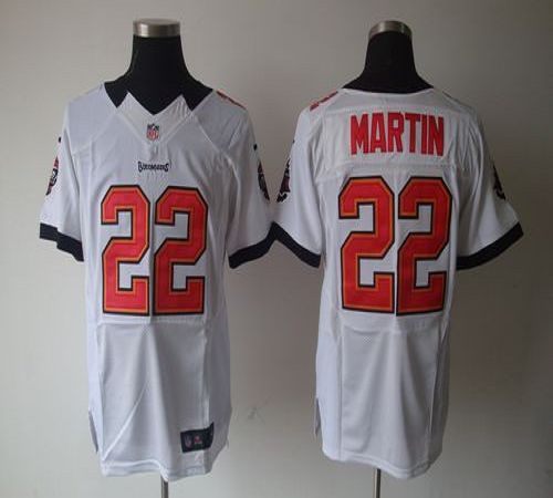  Buccaneers #22 Doug Martin White Men's Stitched NFL Elite Jersey