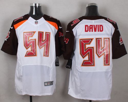  Buccaneers #54 Lavonte David White Men's Stitched NFL New Elite Jersey