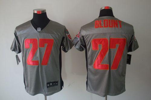  Buccaneers #27 LeGarrette Blount Grey Shadow Men's Stitched NFL Elite Jersey