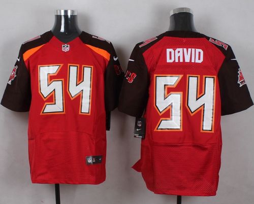  Buccaneers #54 Lavonte David Red Team Color Men's Stitched NFL New Elite Jersey