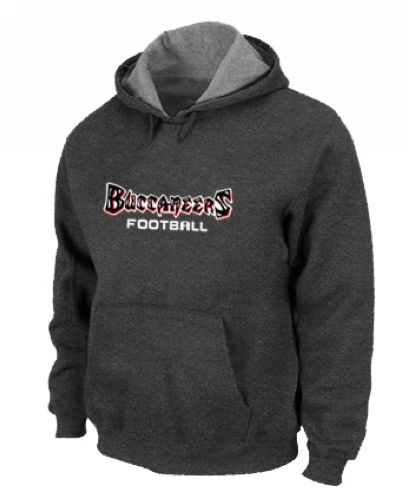 Tampa Bay Buccaneers Font Pullover Hoodie Dark Grey