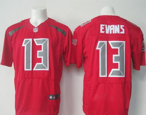  Buccaneers #13 Mike Evans Red Men's Stitched NFL Elite Rush Jersey