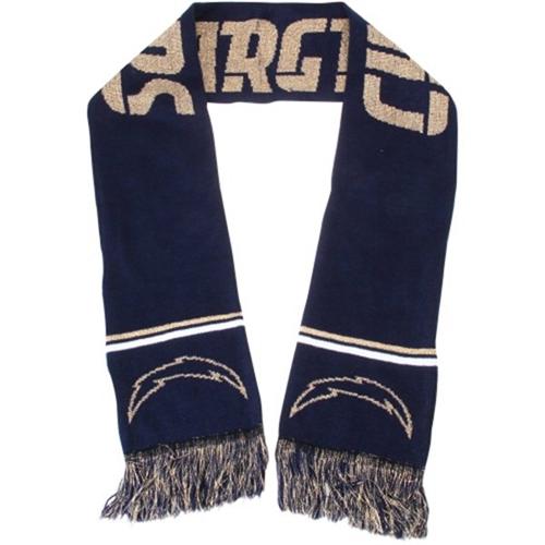 San Diego Chargers Navy Blue Metallic Thread Scarf