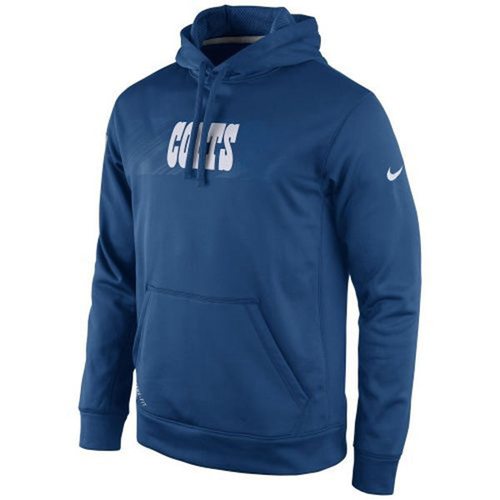 Indianapolis Colts  KO Speed Wordmark Performance Hoodie Royal Blue