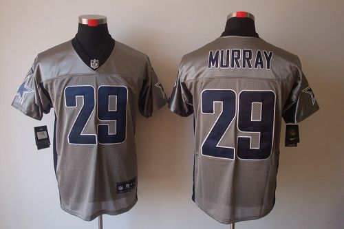  Cowboys #29 DeMarco Murray Grey Shadow Men's Stitched NFL Elite Jersey