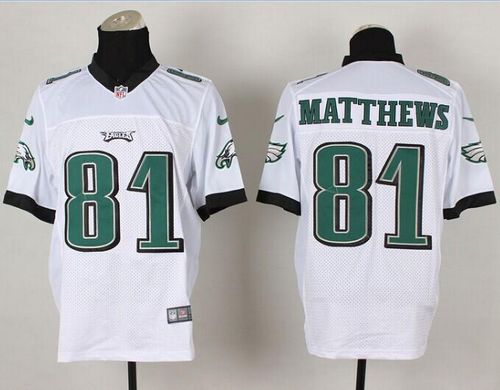  Eagles #81 Jordan Matthews White Men's Stitched NFL Elite Jersey