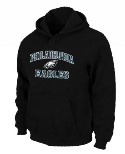 Philadelphia Eagles Heart & Soul Pullover Hoodie Black