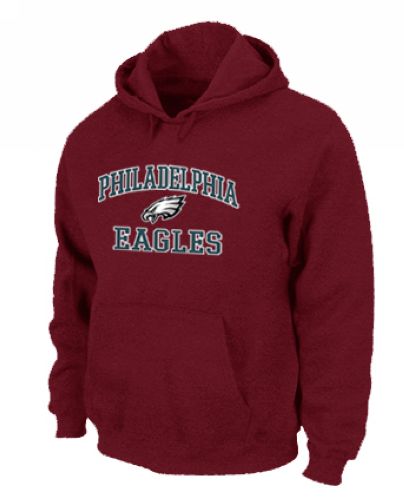 Philadelphia Eagles Heart & Soul Pullover Hoodie Red