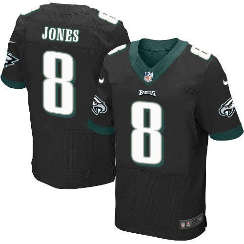  Eagles #8 Donnie Jones Black Alternate Men's Stitched NFL New Elite Jersey