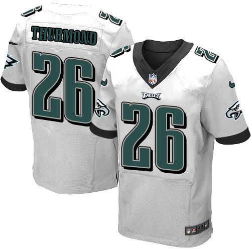  Eagles #26 Walter Thurmond White Men's Stitched NFL New Elite Jersey